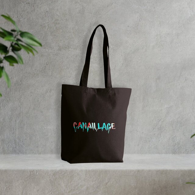 Image front Sac coton canaillage paint