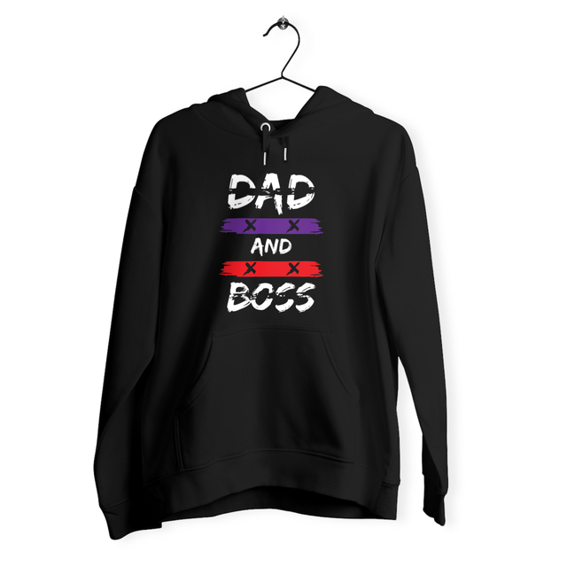 Image back Sweat homme Dad and boss