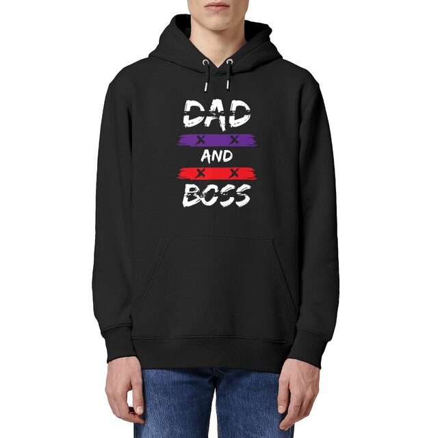 Image front Sweat homme Dad and boss