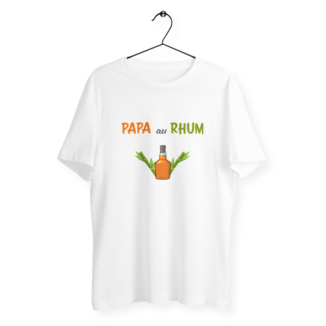Image back T-shirt homme papa au rhum