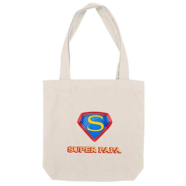 Image back Sac coton noir super papa