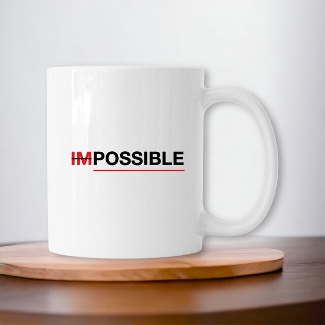 Image front Mug céramique "possible" 
