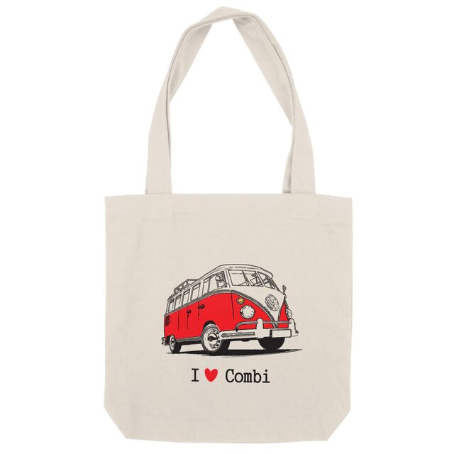 Image back Sac coton I love combi