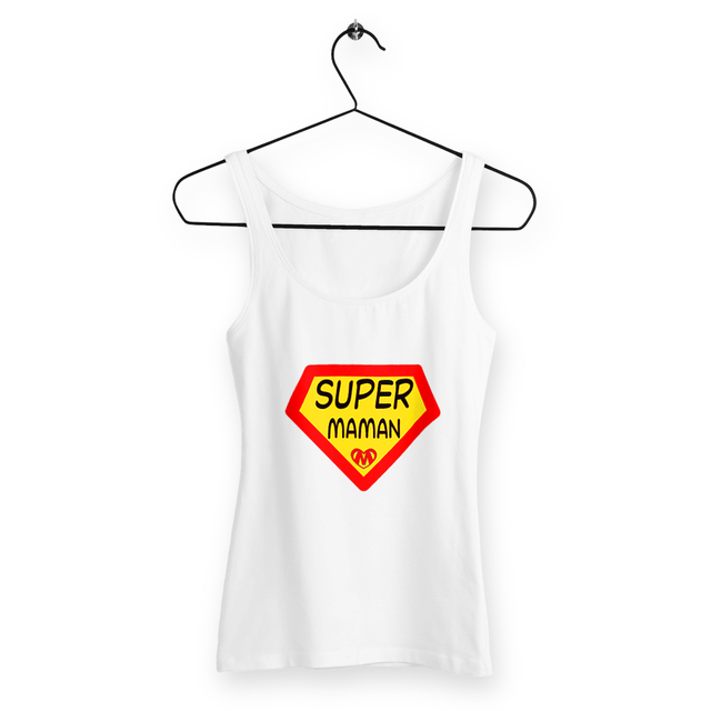 Image back Débardeur femme super maman