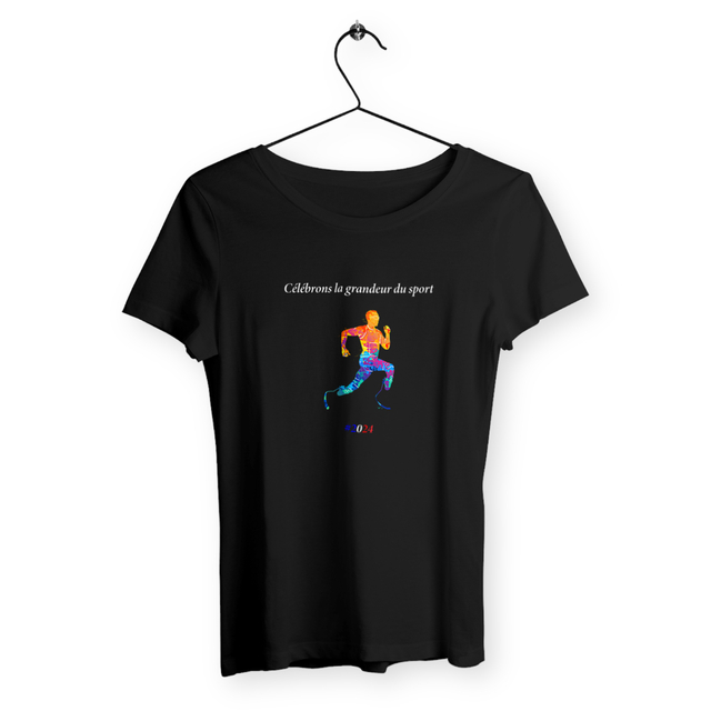 Image back T-shirt femme athlétisme handisport