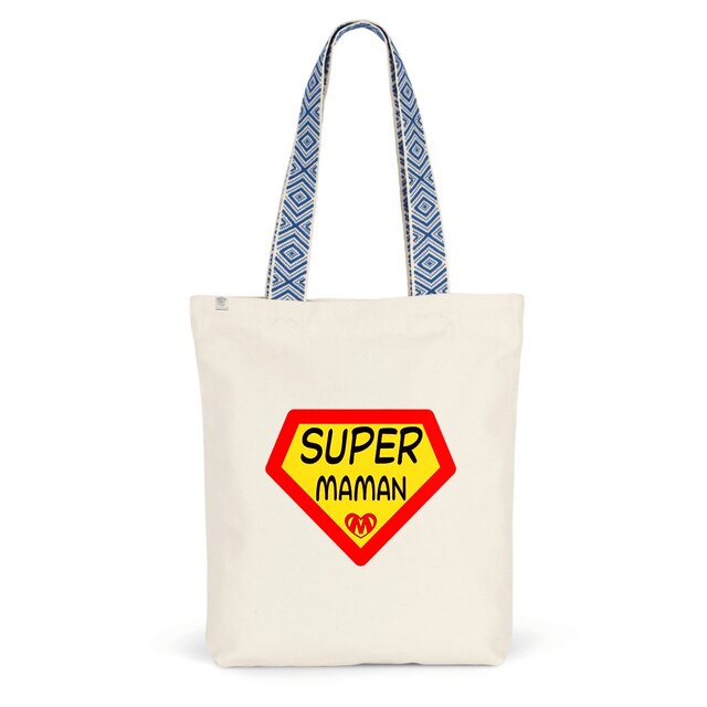 Image back Sac coton ethnique super maman