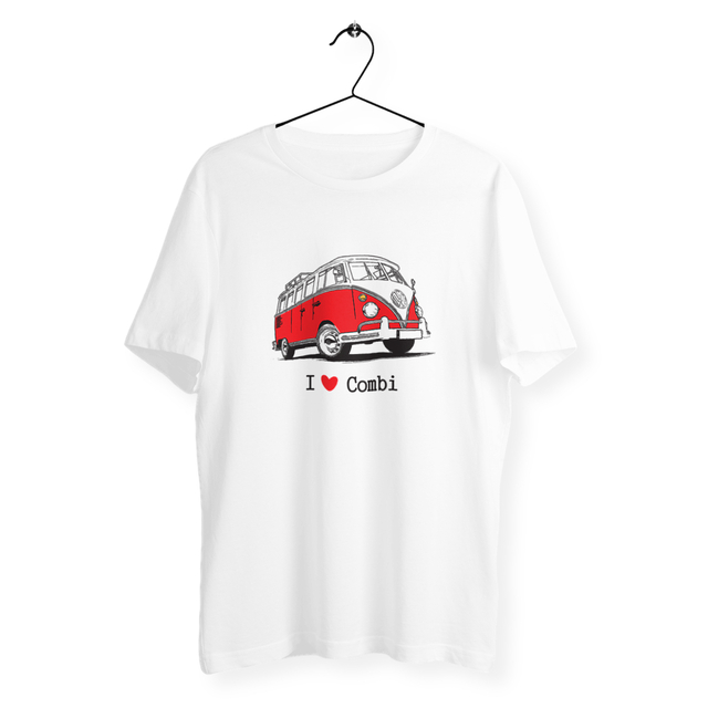 Image back T-shirt homme I love combi