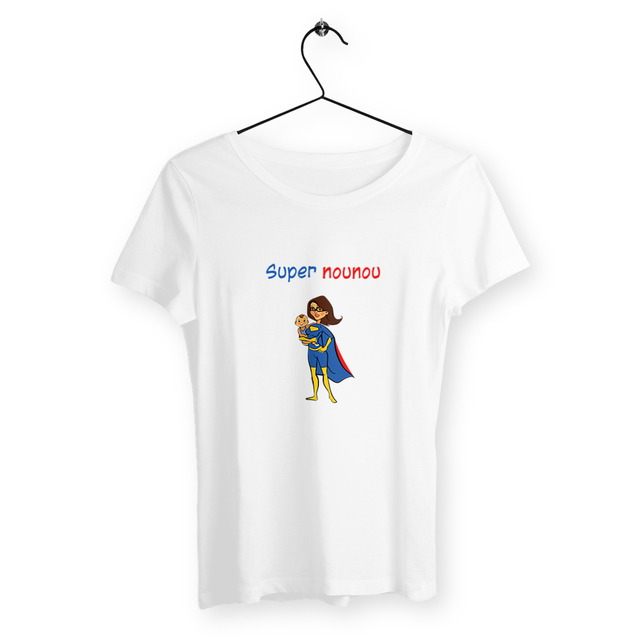 Image back T-shirt femme super nounou