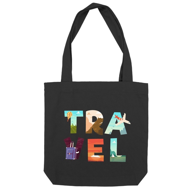 Image back Sac coton travel
