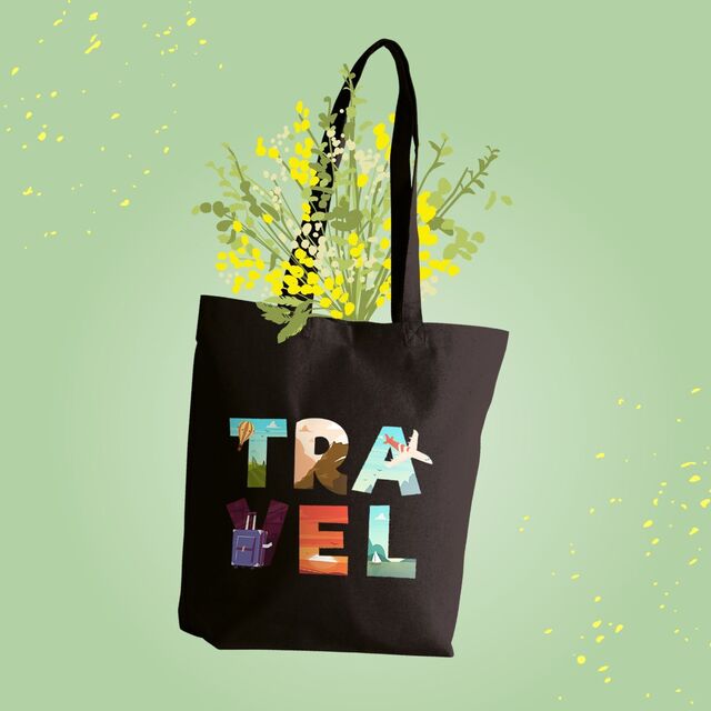 Image front Sac coton travel