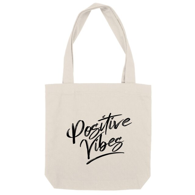 Image back Sac coton positive vibes