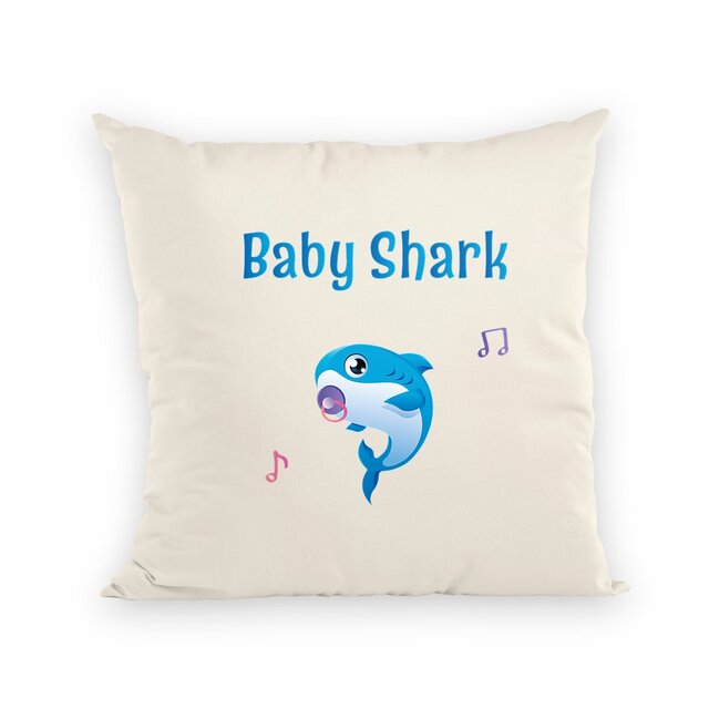 Image back Coussin baby shark