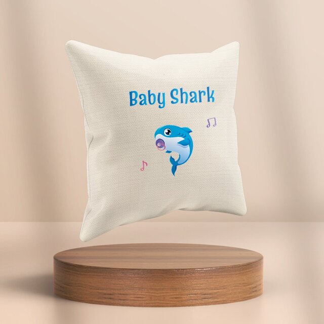 Image front Coussin baby shark