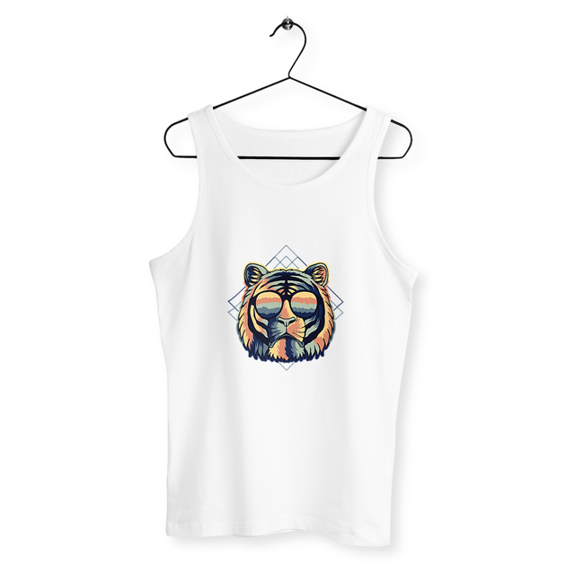 Image back Débardeur homme tigre miami