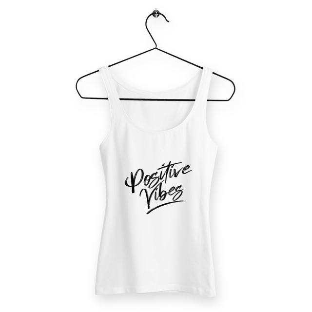Image back Débardeur femme positive vibes
