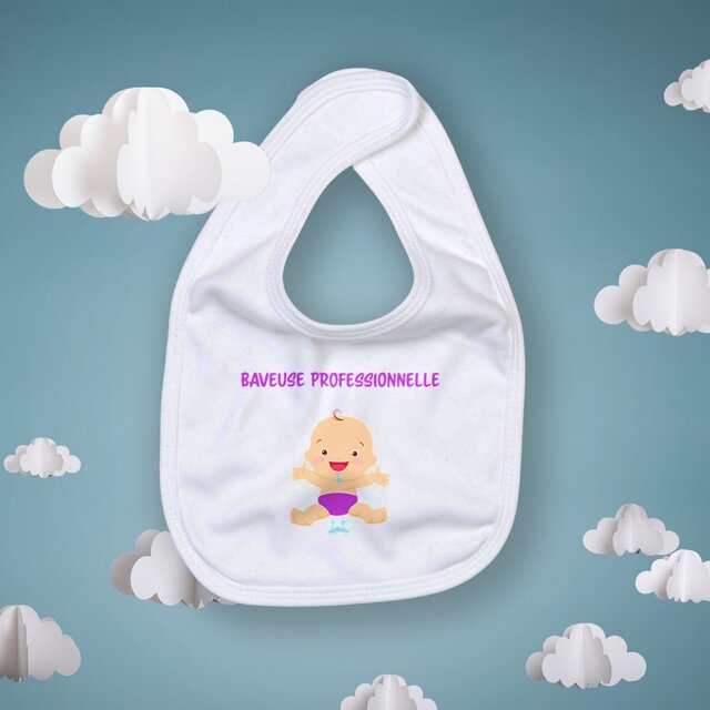 Image front Bavoir baveuse professionnelle