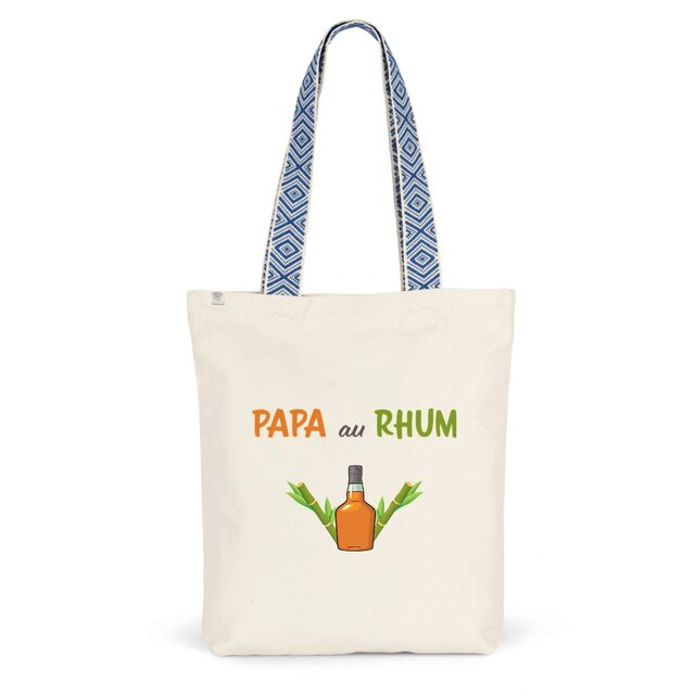 Image back Sac coton ethnique papa au rhum