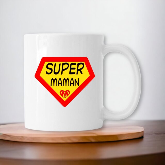 Image front Mug céramique super maman