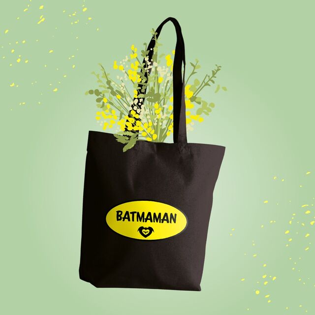 Image front Sac coton batmaman