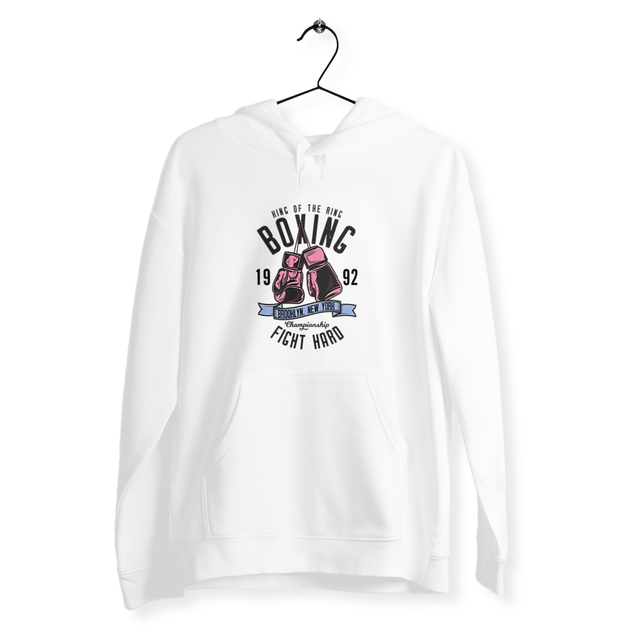 Image front Sweat unisexe boxe