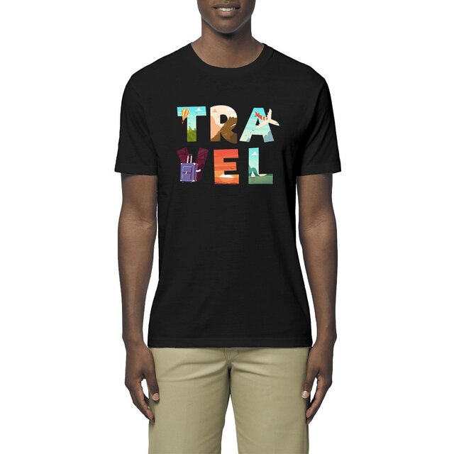 Image front T-shirt homme travel