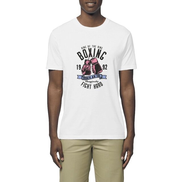 Image front T-shirt homme boxe