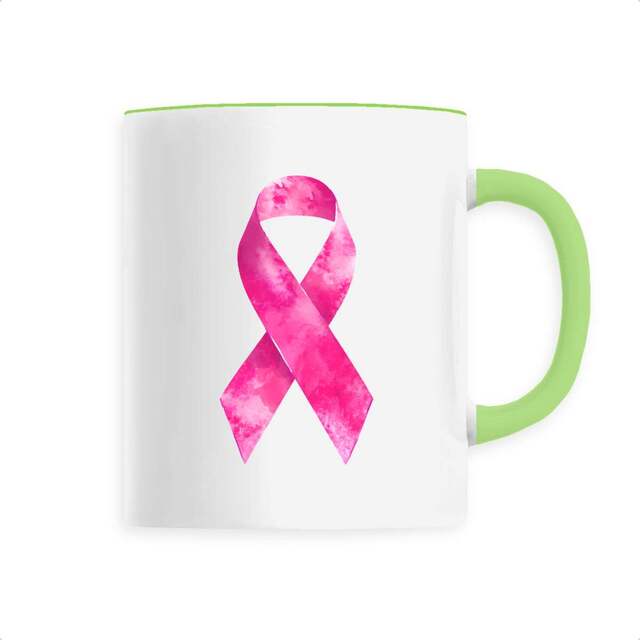 Image back Mug céramique octobre rose logo