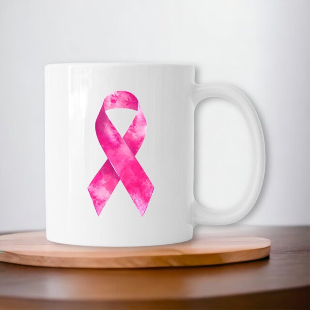 Image front Mug céramique octobre rose logo