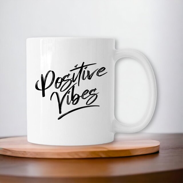 Image front Mug céramique positive vibes