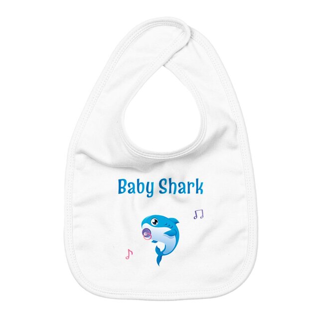 Image back Bavoir baby shark