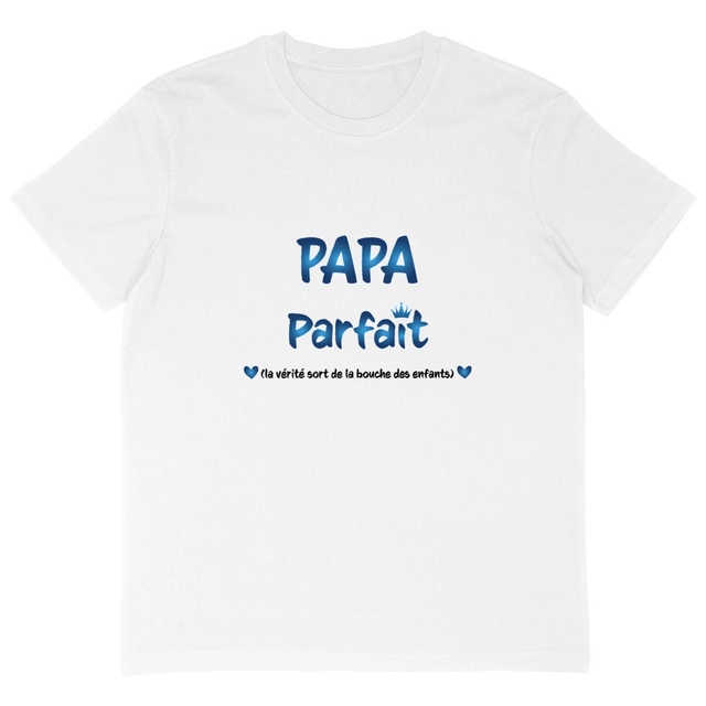 Image back T-shirt oversize homme papa parfait