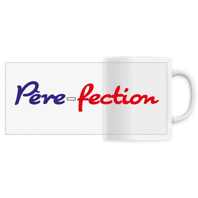 Image front Mug céramique panoramique père-fection