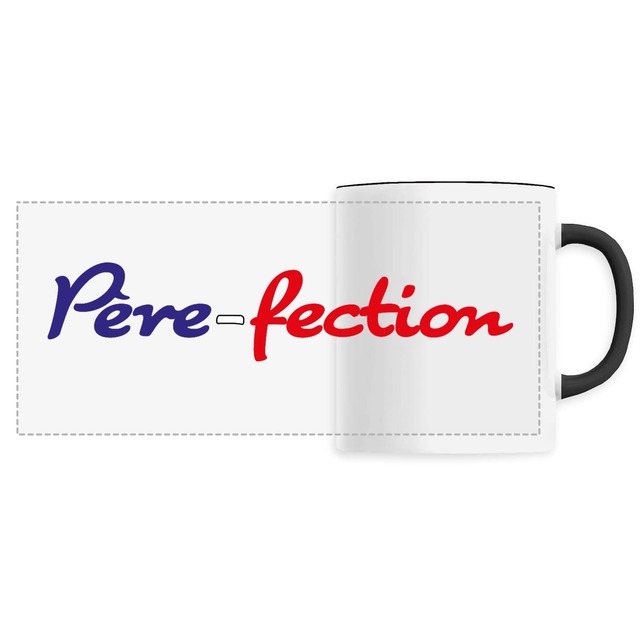 Image back Mug céramique panoramique père-fection