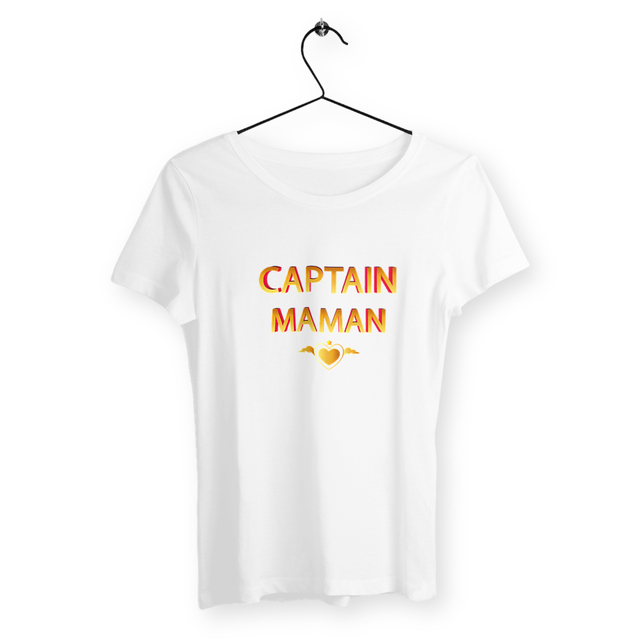 Image back T-shirt captain maman