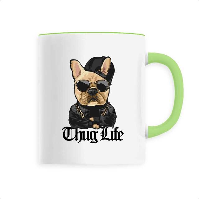 Image front Mug céramique Thug life black