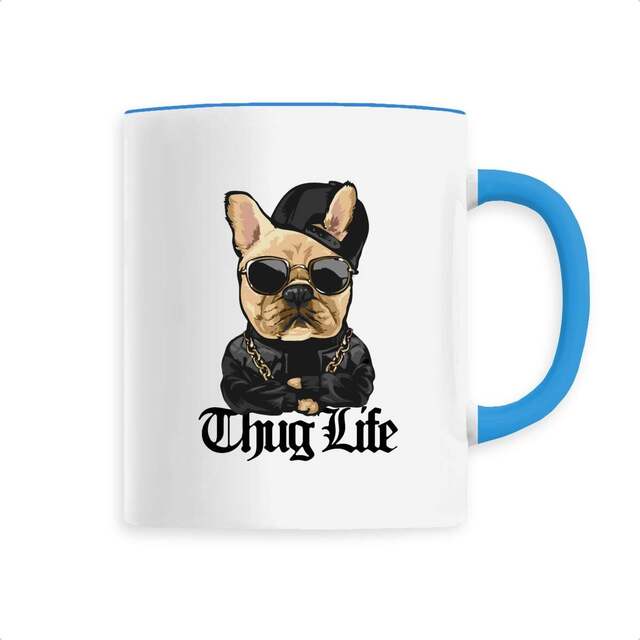 Image back Mug céramique Thug life black