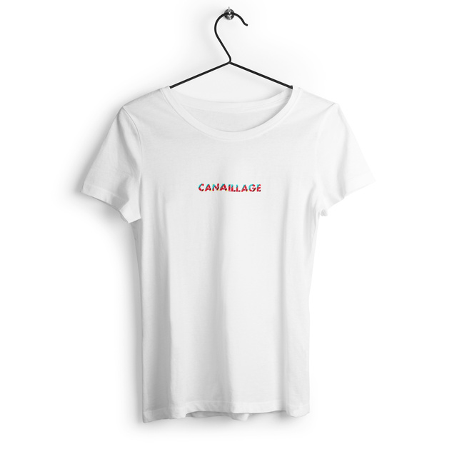 Image back T-shirt femme Canaillage Stripe