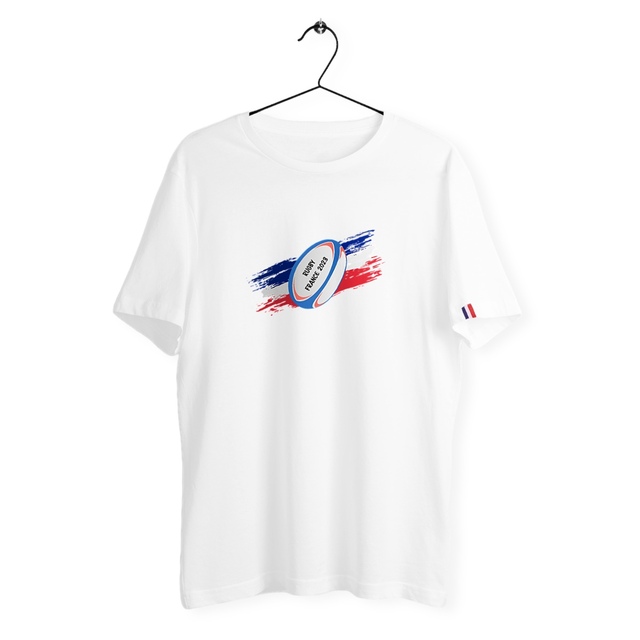 Image back T-shirt homme rugby 2023 France édition