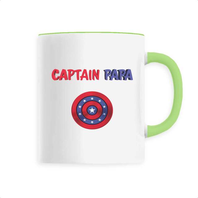 Image back Mug céramique captain papa