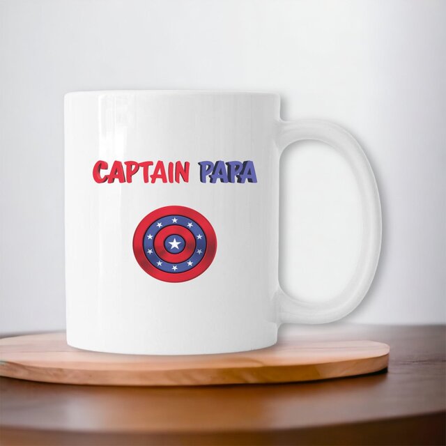 Image front Mug céramique captain papa