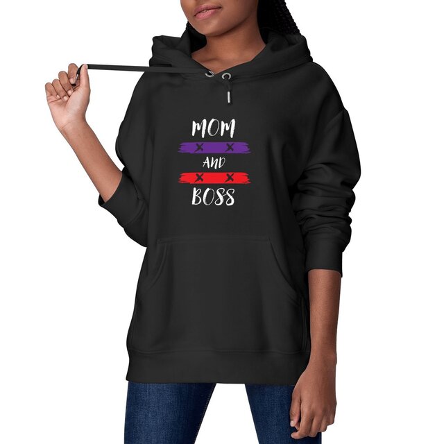 Image front Sweat femme Mom and boss