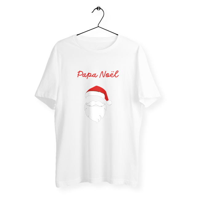 Image back T-shirt homme papa Noël
