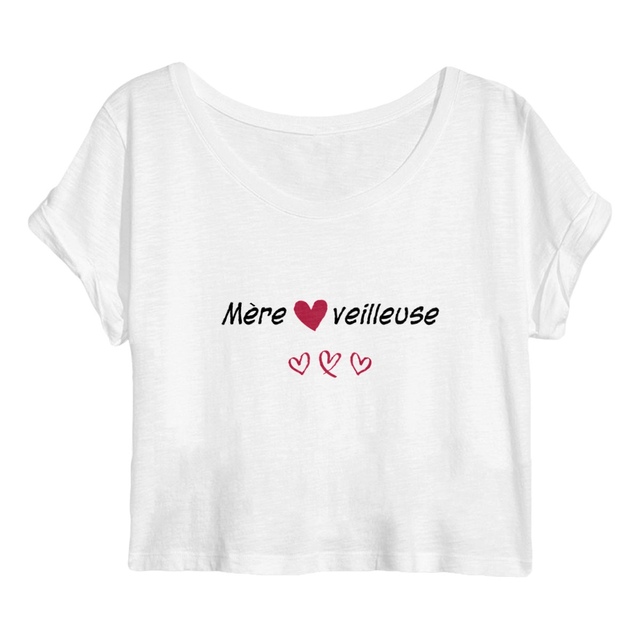 Image back Crop top mère veilleuse