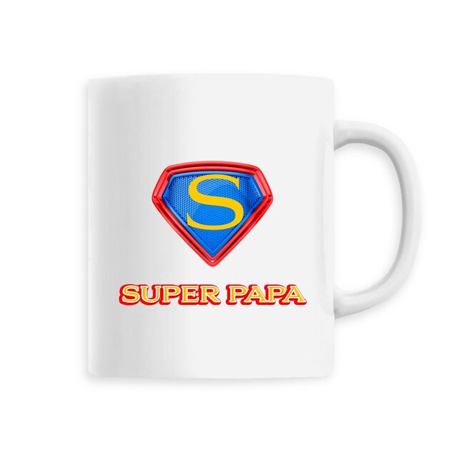 Image back Mug céramique super papa
