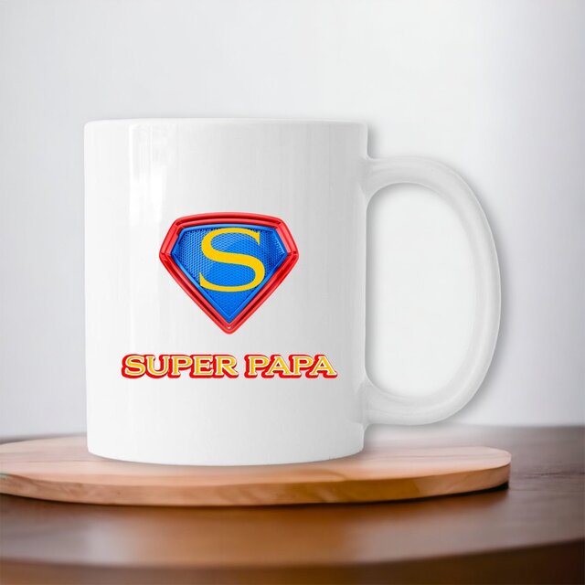 Image front Mug céramique super papa