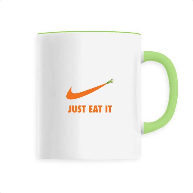 Image back Mug céramique just eat it
