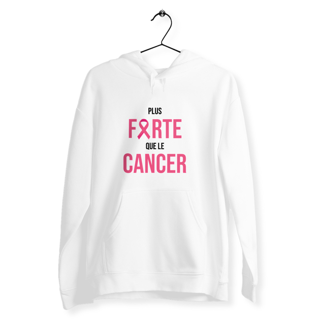Image front Sweat femme plus forte que le cancer