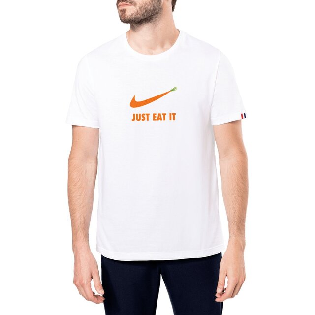Image front T-shirt homme just eat it France édition