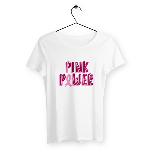 Image back T-shirt femme pink power