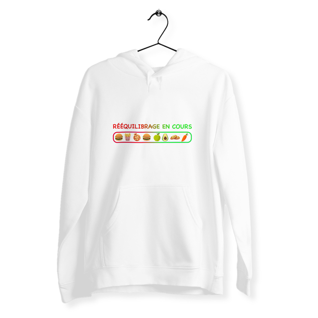 Image front Sweat unisexe rééquilibrage en cours